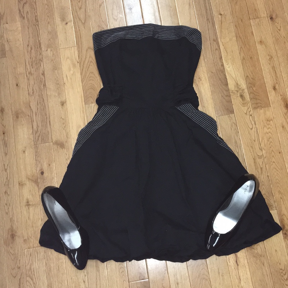 Black Strapless Dress